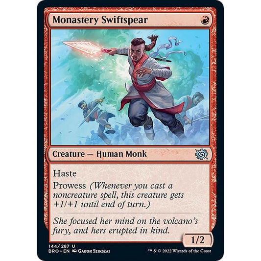 Image for Monastery Swiftspear (144) (BRO) - Magic: The Gathering