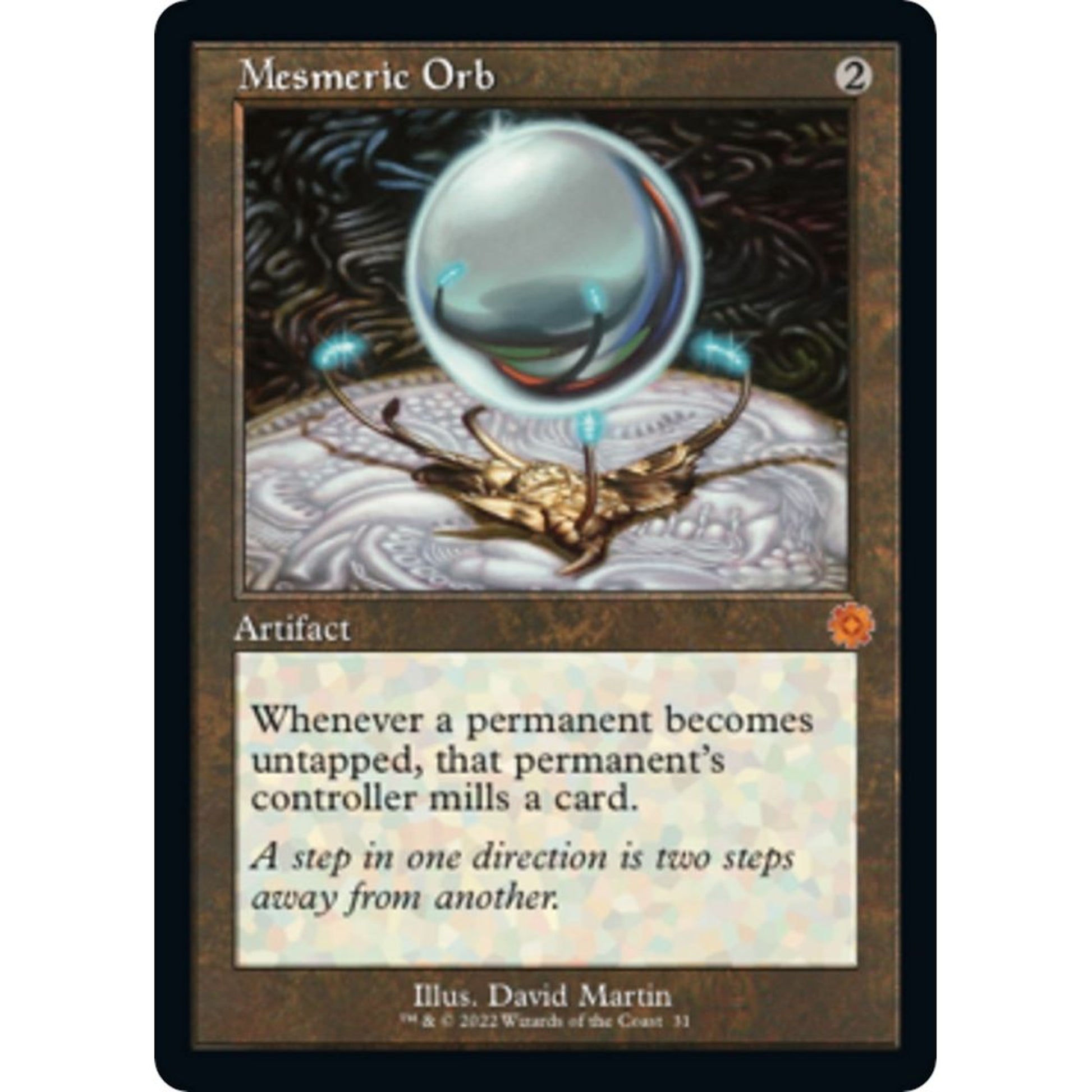 Image for Mesmeric Orb (31) (BRR) - Magic: The Gathering