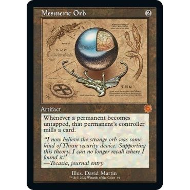 Image for Mesmeric Orb (Schematic) (94) (BRR) - Magic: The Gathering