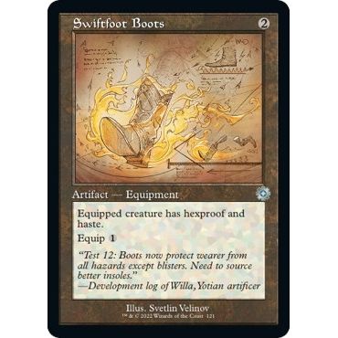 Image for Swiftfoot Boots (Schematic) (121) (BRR) - Magic: The Gathering
