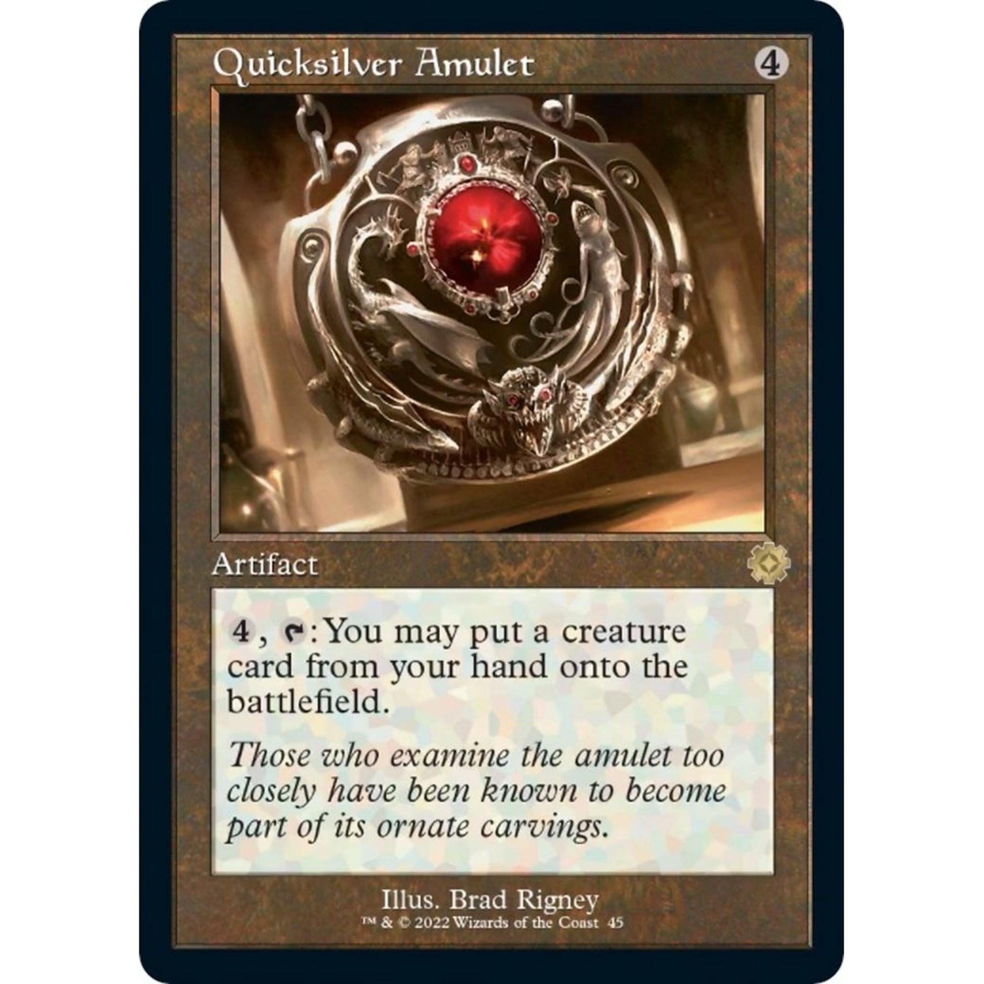 Image for Quicksilver Amulet (45) (BRR) - Magic: The Gathering