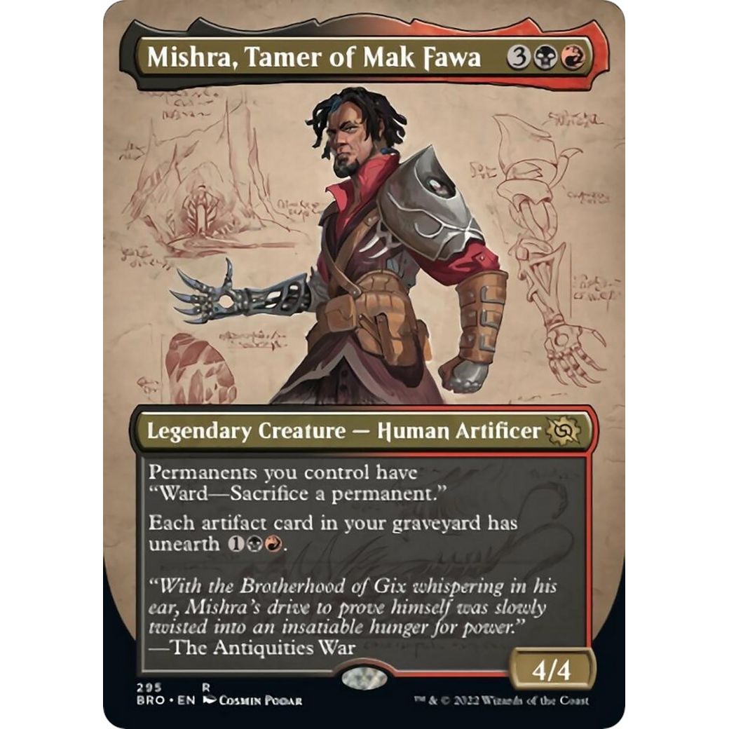 Image for Mishra, Tamer of Mak Fawa (Borderless) (295) (BRO) - Magic: The Gathering