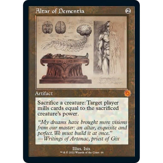 Image for Altar of Dementia (Schematic) (66) (BRR) - Magic: The Gathering