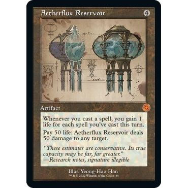 Image for Aetherflux Reservoir (Schematic) (65) (BRR) - Magic: The Gathering
