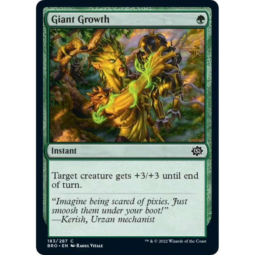 Image for Giant Growth (183) (BRO) - Magic: The Gathering