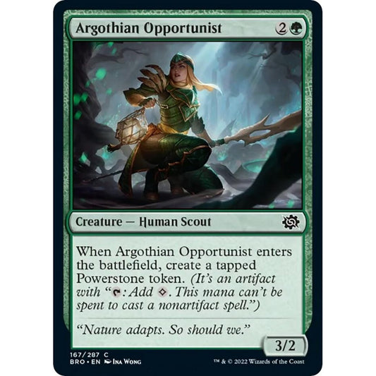 Image for Argothian Opportunist (167) (BRO) - Magic: The Gathering
