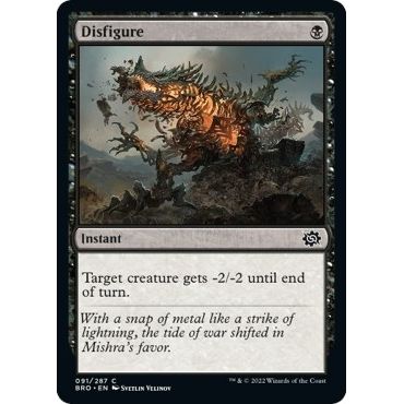 Image for Disfigure (91) (BRO) - Magic: The Gathering