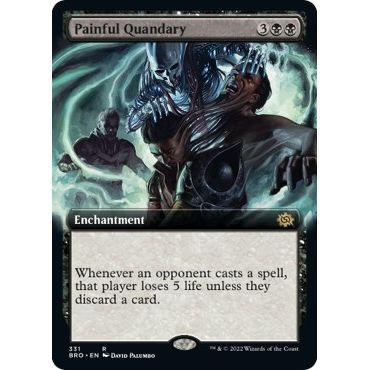 Image for Painful Quandary (Extended Art) (331) (BRO) - Magic: The Gathering