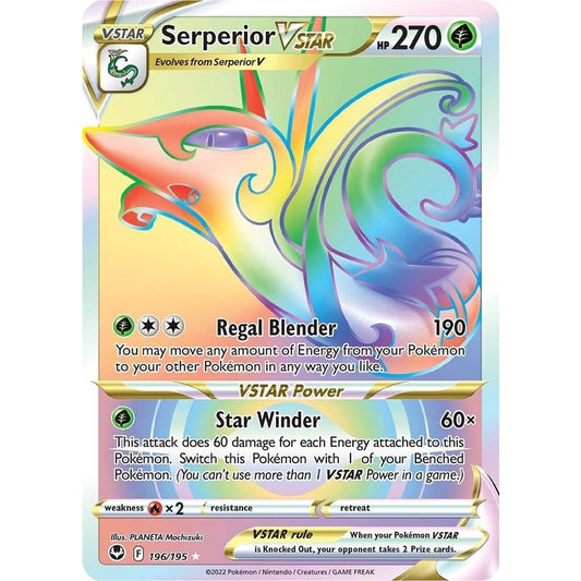 Image for Serperior VSTAR (Secret) (196/195) (SWSH12) - Pokemon