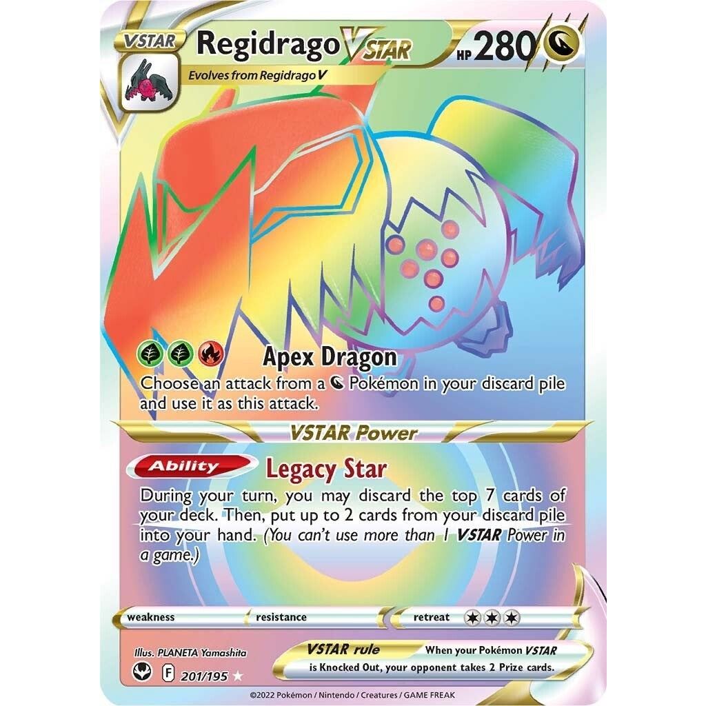Image for Regidrago VSTAR (Secret) (201/195) (SWSH12) - Pokemon