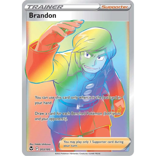 Image for Brandon (Secret) (203/195) (SWSH12) - Pokemon
