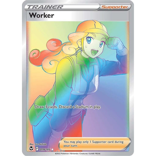 Image for Worker (Secret) (209/195) (SWSH12) - Pokemon
