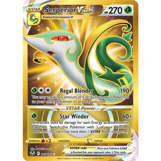 Image for Serperior VSTAR (Secret) (210) (210/195) (SWSH12) - Pokemon