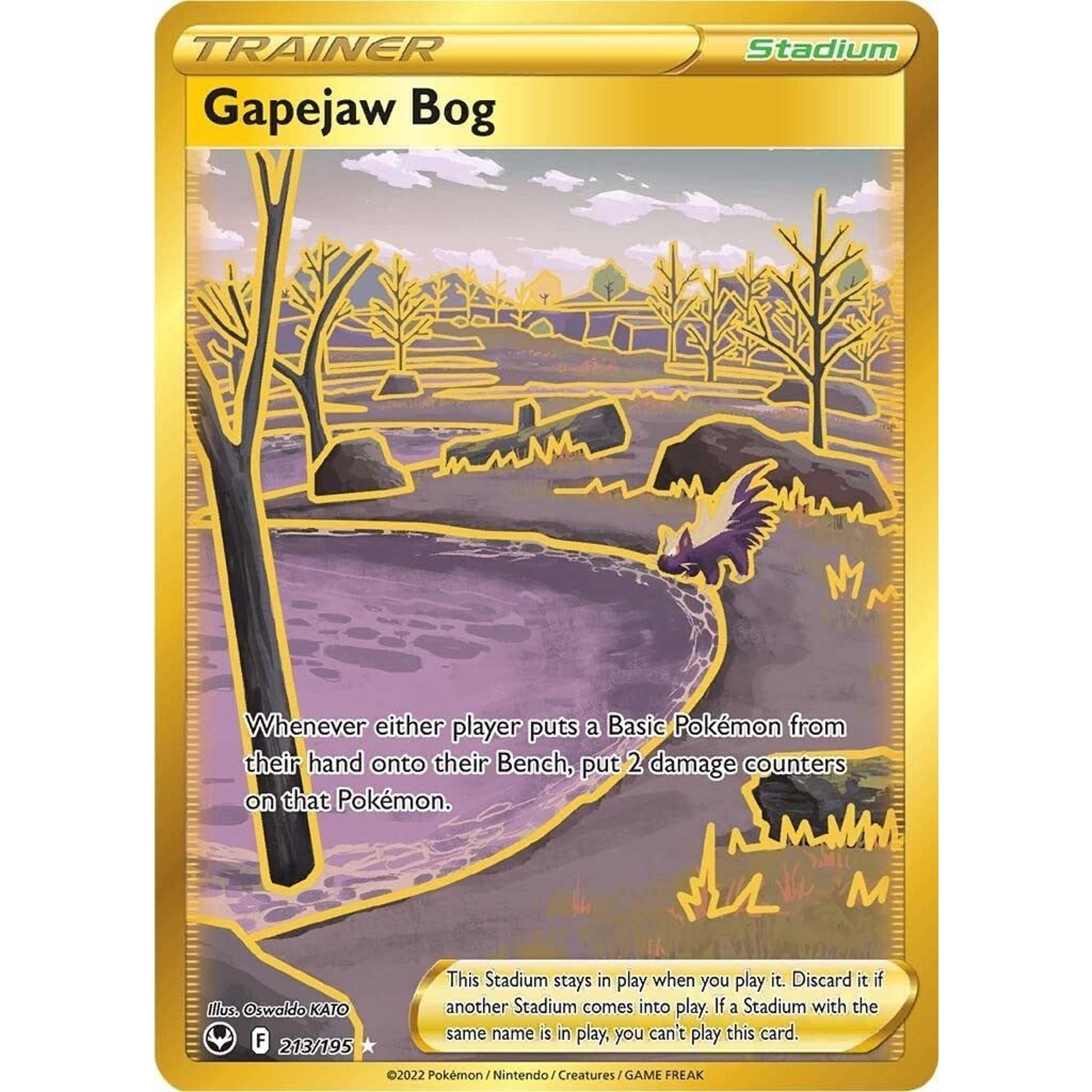 Image for Gapejaw Bog (213/195) (SWSH12) - Pokemon