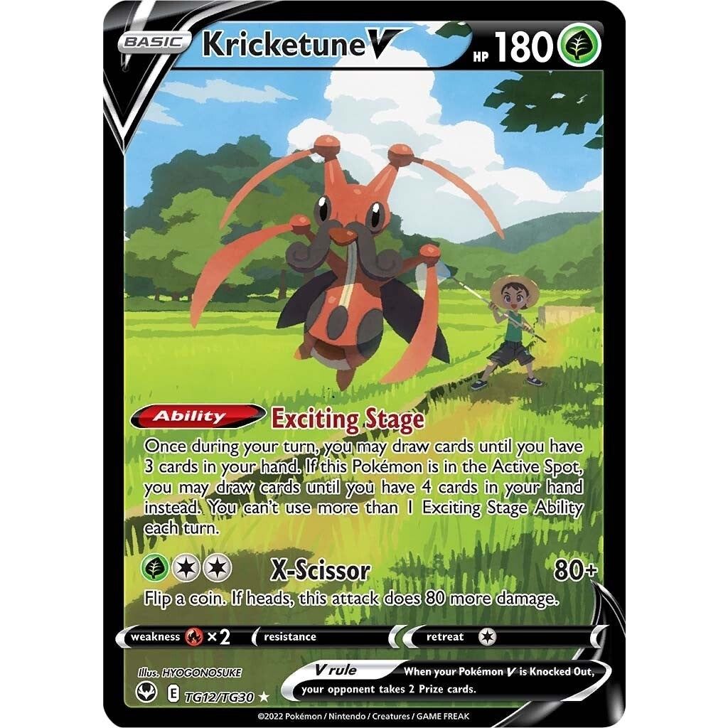 Image for Kricketune V (TG12/TG30) (SWSH12: TG) - Pokemon
