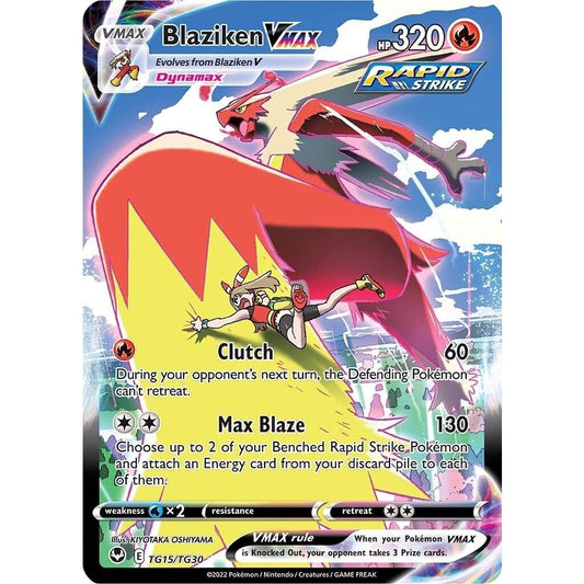Image for Blaziken VMAX (TG15/TG30) (SWSH12: TG) - Pokemon