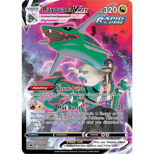 Image for Rayquaza VMAX (TG20/TG30) (SWSH12: TG) - Pokemon