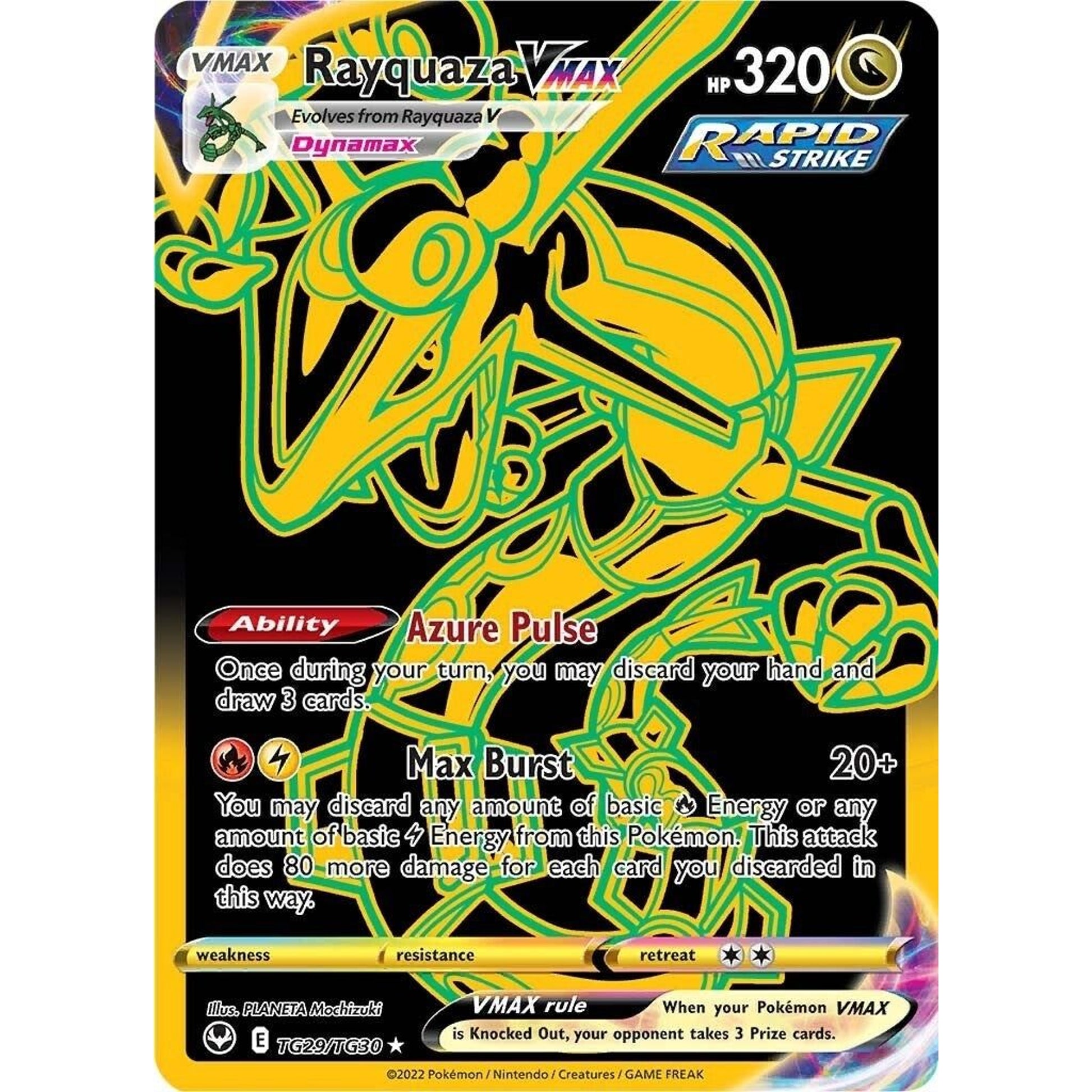Image for Rayquaza VMAX (Secret) (TG29/TG30) (SWSH12: TG) - Pokemon