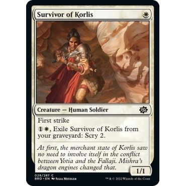 Image for Survivor of Korlis (28) (BRO) - Magic: The Gathering