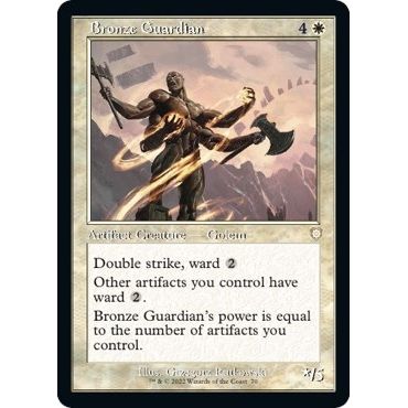 Image for Bronze Guardian (Retro Frame) (70) (BRC) - Magic: The Gathering
