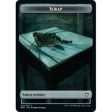 Image for Scrap // Powerstone Double-Sided Token (12 // 7) (BRC) - Magic: The Gathering