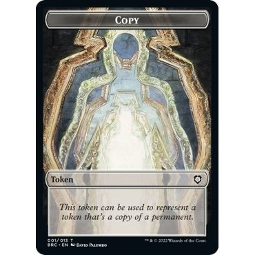 Image for Copy // Thopter (006) Double-Sided Token (1 // 6) (BRC) - Magic: The Gathering