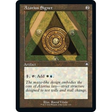 Image for Azorius Signet (Retro Frame) (133) (BRC) - Magic: The Gathering