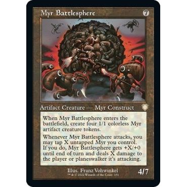 Image for Myr Battlesphere (Retro Frame) (151) (BRC) - Magic: The Gathering