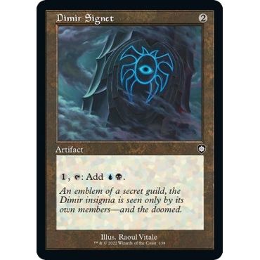 Image for Dimir Signet (Retro Frame) (138) (BRC) - Magic: The Gathering