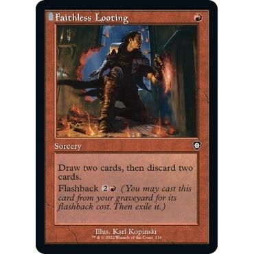 Image for Faithless Looting (Retro Frame) (116) (BRC) - Magic: The Gathering