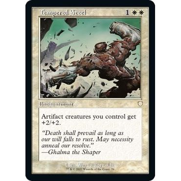 Image for Tempered Steel (Retro Frame) (76) (BRC) - Magic: The Gathering