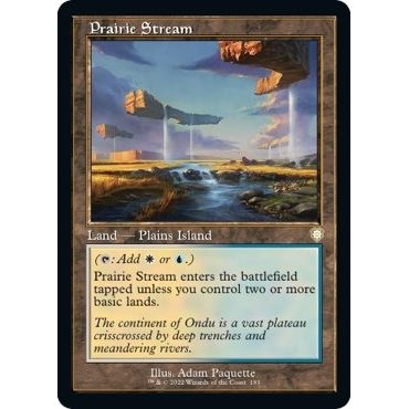 Image for Prairie Stream (Retro Frame) (193) (BRC) - Magic: The Gathering