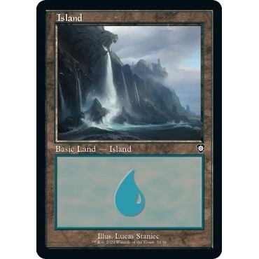 Image for Island (32) (Retro Frame) (32) (BRC) - Magic: The Gathering