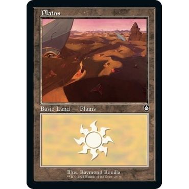 Image for Plains (29) (Retro Frame) (29) (BRC) - Magic: The Gathering