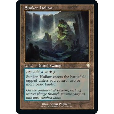 Image for Sunken Hollow (Retro Frame) (204) (BRC) - Magic: The Gathering