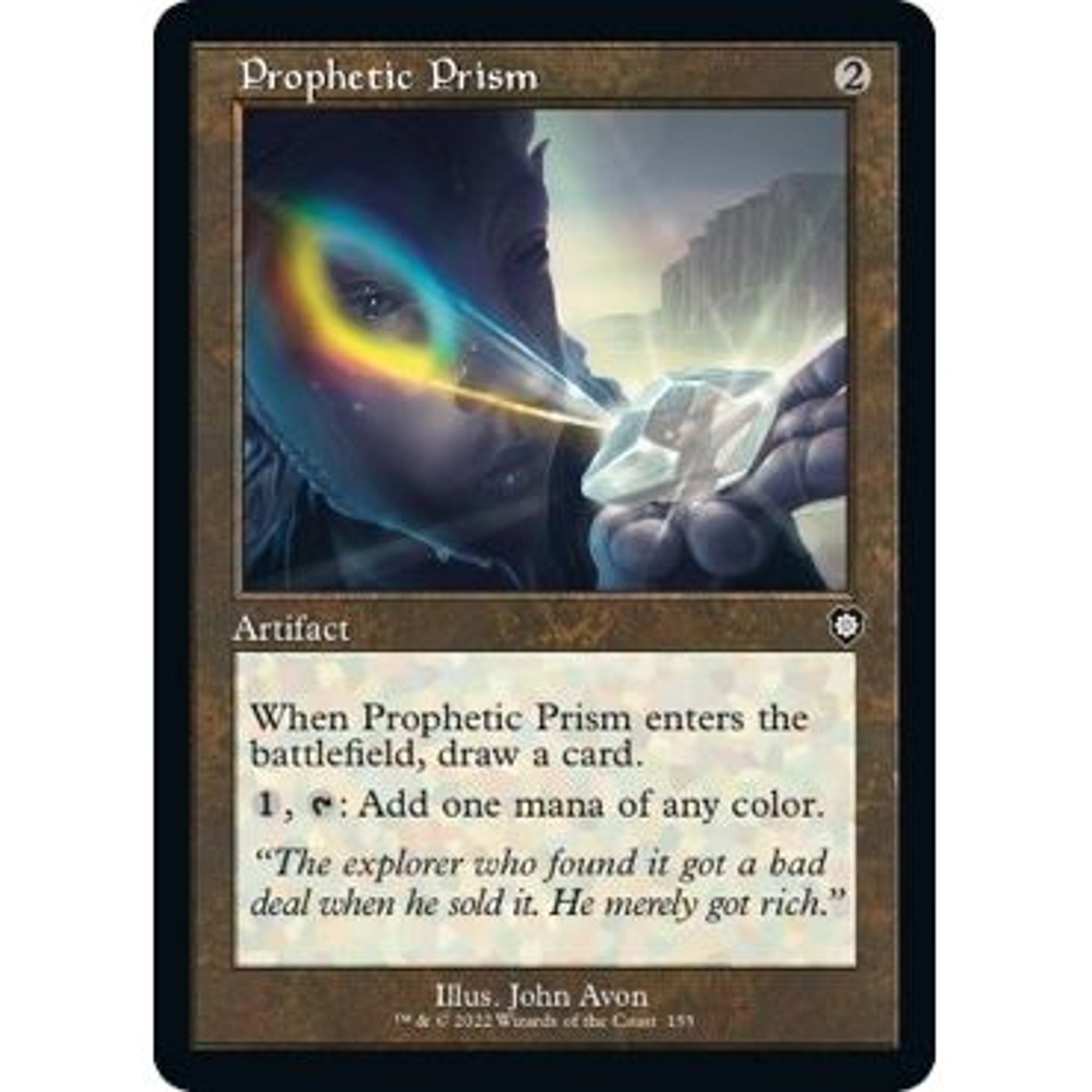 Image for Prophetic Prism (Retro Frame) (155) (BRC) - Magic: The Gathering