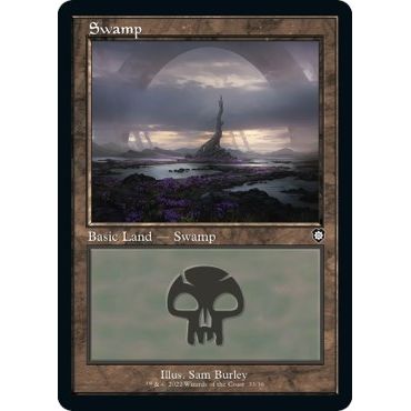 Image for Swamp (33) (Retro Frame) (33) (BRC) - Magic: The Gathering