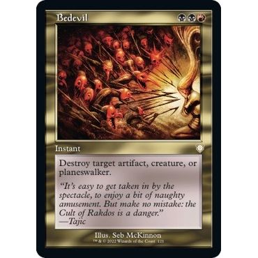 Image for Bedevil (Retro Frame) (121) (BRC) - Magic: The Gathering