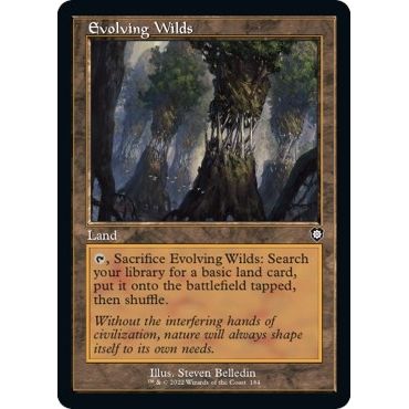 Image for Evolving Wilds (Retro Frame) (184) (BRC) - Magic: The Gathering