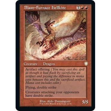 Image for Blast-Furnace Hellkite (Retro Frame) (12) (BRC) - Magic: The Gathering