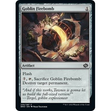 Image for Goblin Firebomb (235) (BRO) - Magic: The Gathering