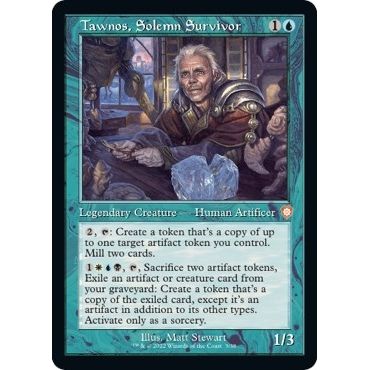 Image for Tawnos, Solemn Survivor (Retro Frame) (3) (BRC) - Magic: The Gathering