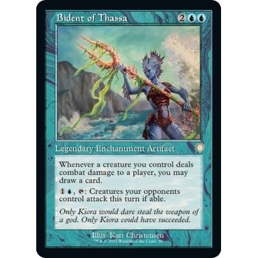 Image for Bident of Thassa (Retro Frame) (80) (BRC) - Magic: The Gathering