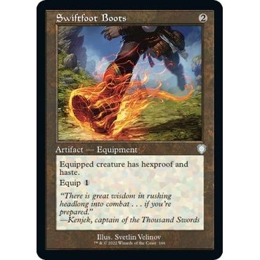 Image for Swiftfoot Boots (Retro Frame) (166) (BRC) - Magic: The Gathering
