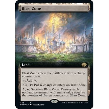 Image for Blast Zone (Extended Art) (369) (BRO) - Magic: The Gathering