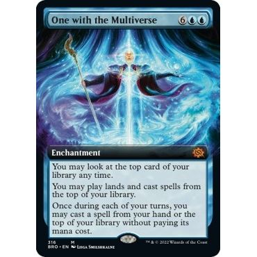 Image for One with the Multiverse (Extended Art) (316) (BRO) - Magic: The Gathering