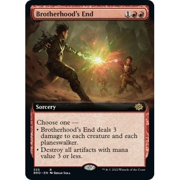 Image for Brotherhood's End (Extended Art) (335) (BRO) - Magic: The Gathering