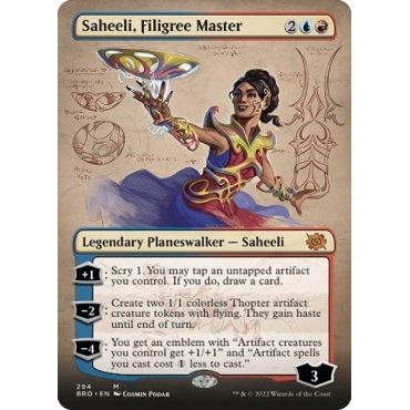 Image for Saheeli, Filigree Master (Borderless) (294) (BRO) - Magic: The Gathering