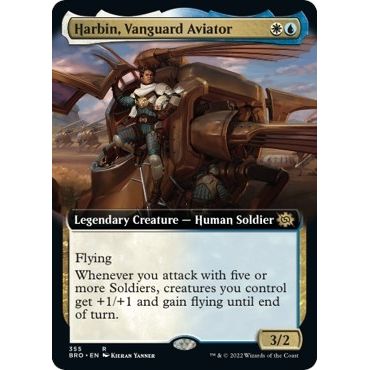 Image for Harbin, Vanguard Aviator (Extended Art) (355) (BRO) - Magic: The Gathering