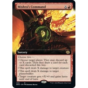 Image for Mishra's Command (Extended Art) (339) (BRO) - Magic: The Gathering